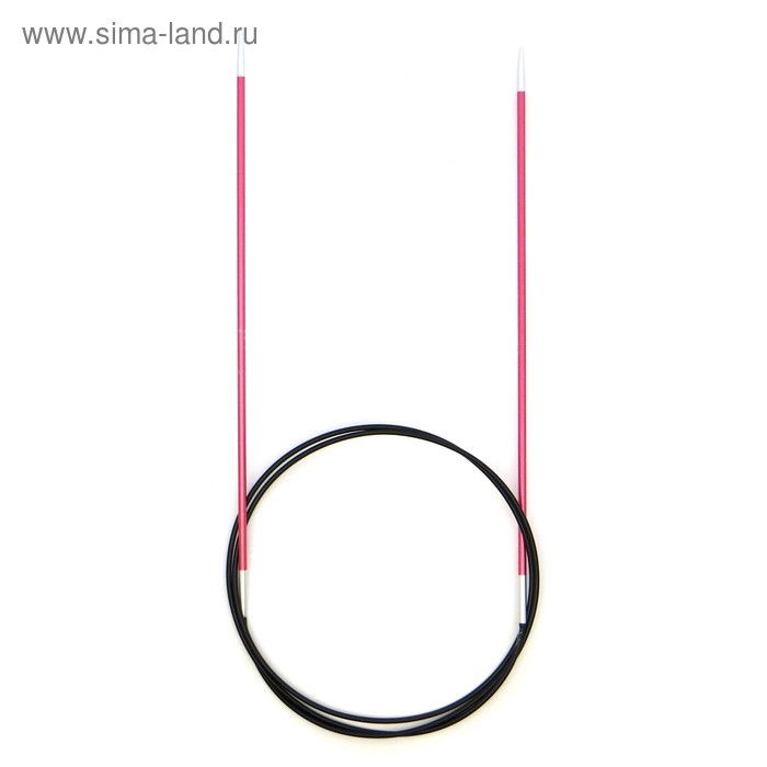 Спицы для вязания, круговые, d = 2 мм, 80 см спицы для вязания круговые d 6 мм 80 см