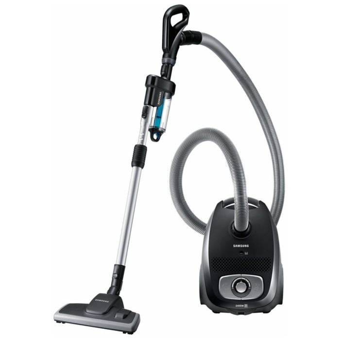 Пылесос Samsung VC24LVNJGBBEV 2400440 Вт Вт 3 л чёрный 932400₽