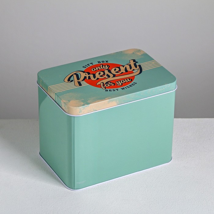 Подарочная банка «Gift box», 16 х 11 х 12,5 см