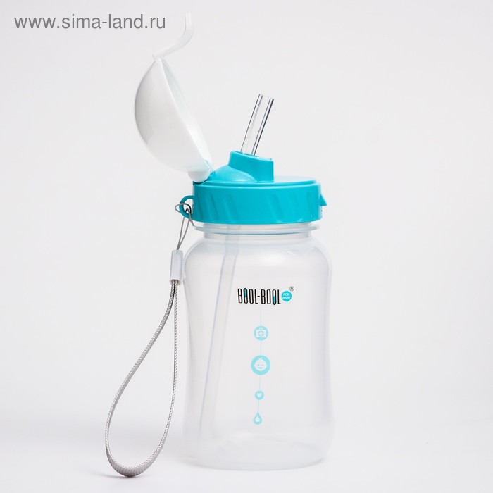 фото Поильник с трубочкой super med, 270 мл. bool-bool baby