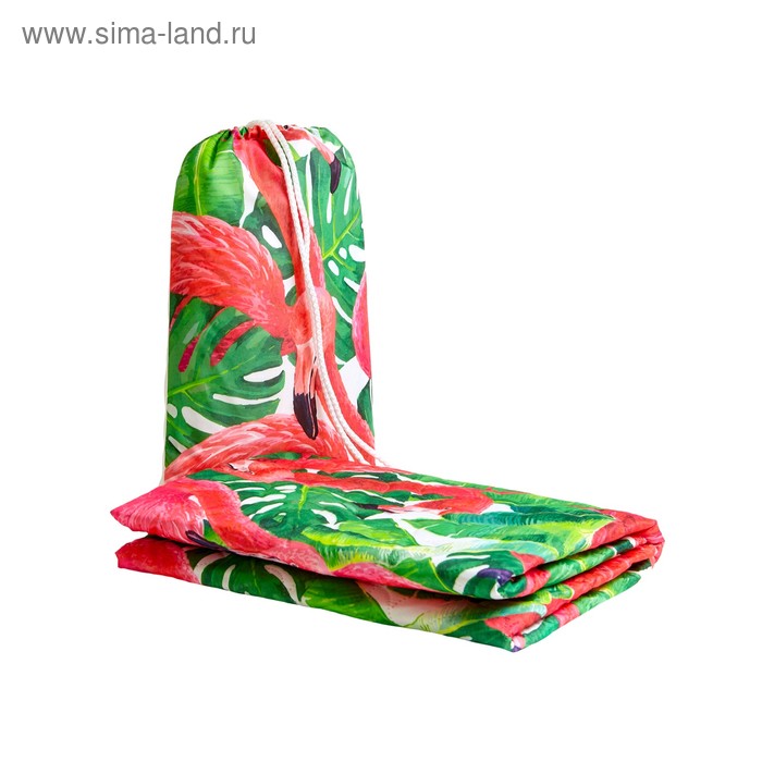 

Пляжное покрывало «Фламинго», размер 90 × 140 см