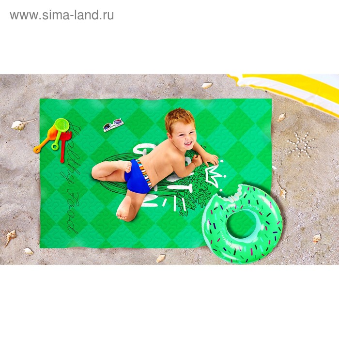 Пляжное покрывало Польза зелени размер 90 140 см 977₽