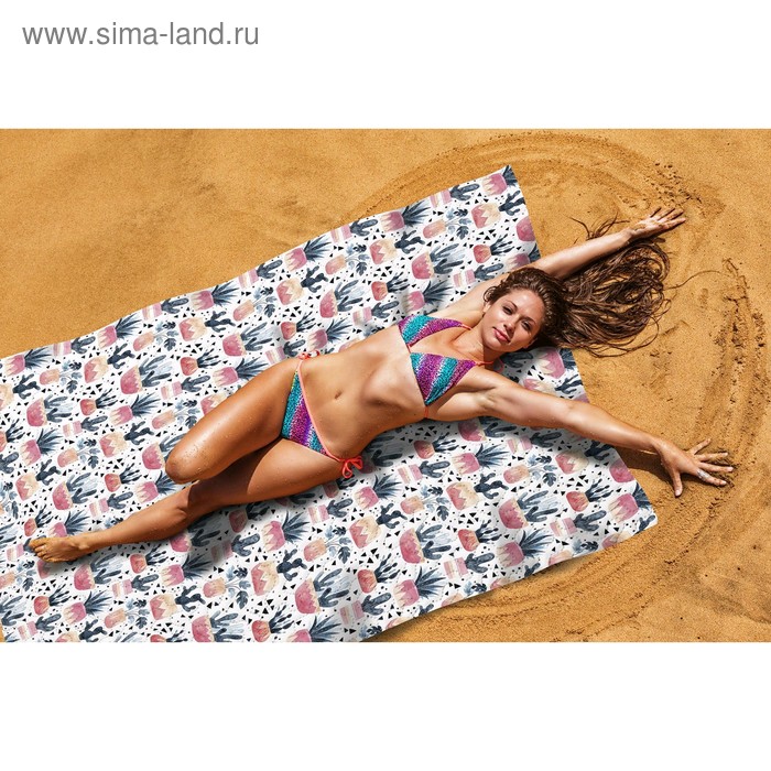 Пляжное покрывало «Баннаби», размер 145 × 200 см