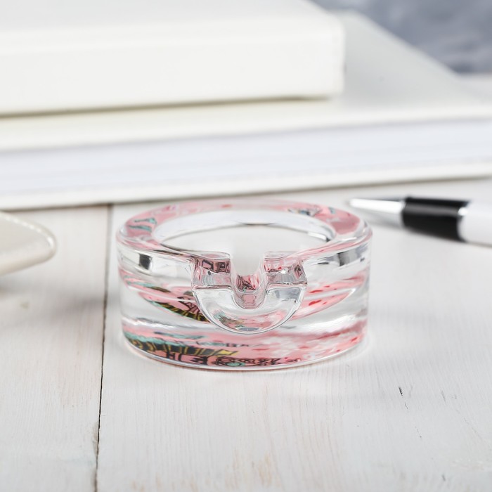 Пепельница c отливкой под сигарету "Время мечтать"