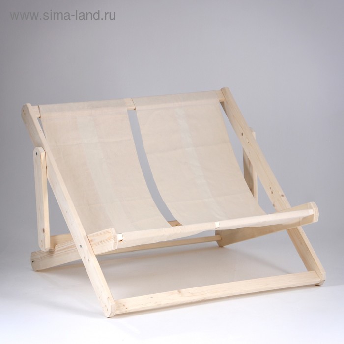 

Шезлонг двухместный, ткань, хвоя, 100×115×78см
