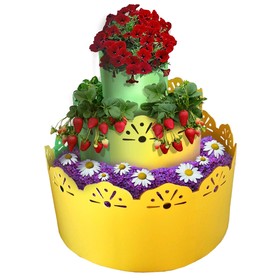 

Клумба, d = 30-15-45 см, h = 70 см, зелёная