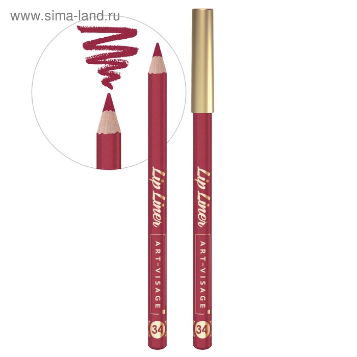 

Карандаш для губ Art-Visage Lip liner, оттенок 34