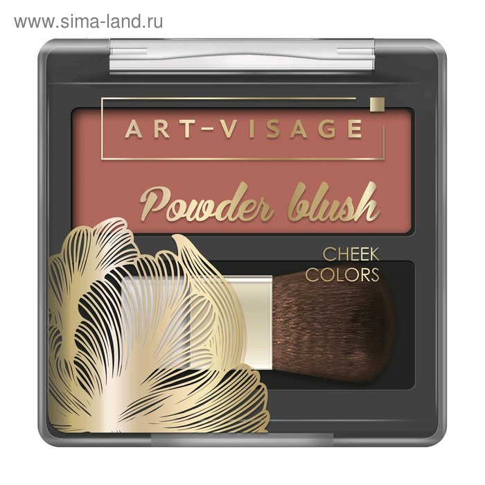 Румяна Art-Visage Powder blush, оттенок 304 румяна art visage powder blush оттенок 302