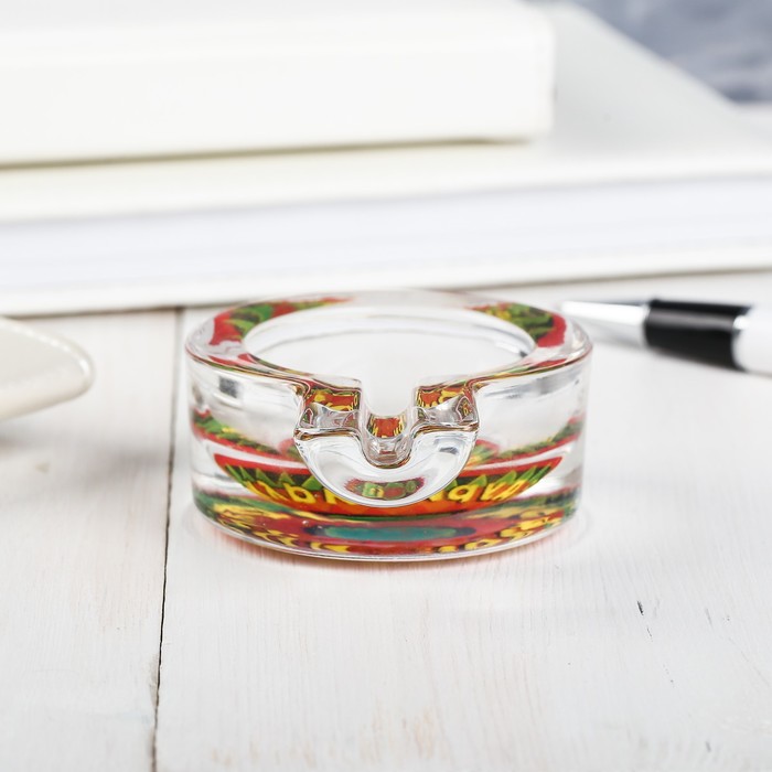 Пепельница c отливкой под сигарету "Не дури"