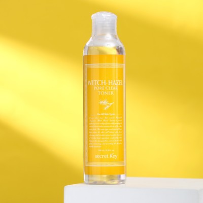 Тонер для очищения пор с экстрактом гамамелиса Secret Key Witch-Hazel Pore Clear Toner, 248 мл