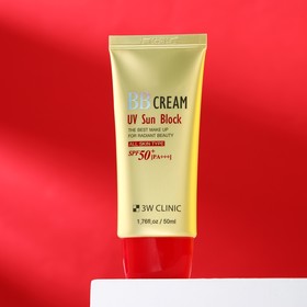

Солнцезащитный ВВ крем 3W CLINIC UV Sun Block BB Cream SPF50+/PA+++, 50 мл