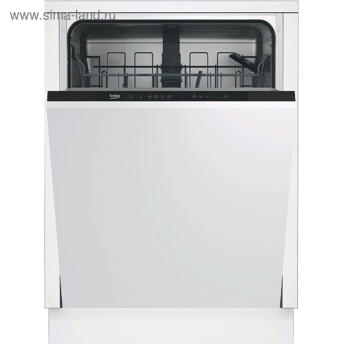 Посудомоечная машина Beko DIN14R12, встраиваемая, класс А, 13 комплектов, 11.5 л