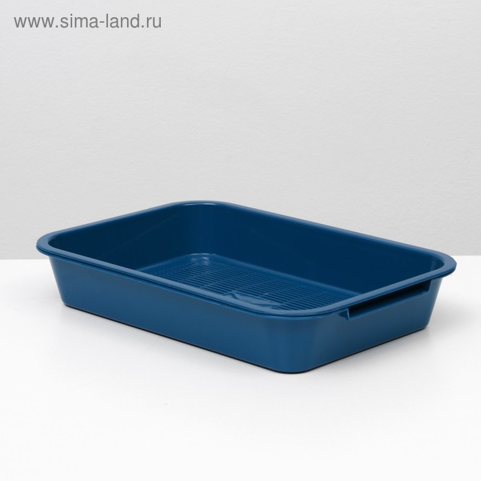 

Туалет средний с сеткой 36 х 26 х 6,5 см, синий,