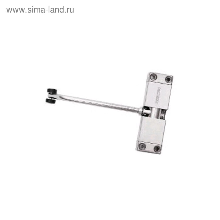 цена Доводчик дверной NOTEDO пружинный DS-10, до 35 кг, цвет серебро