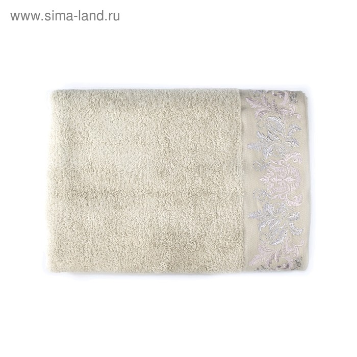 Полотенце Mia, размер 50х90 см, цвет бежевый полотенце barry размер 50х90 см цвет бежевый