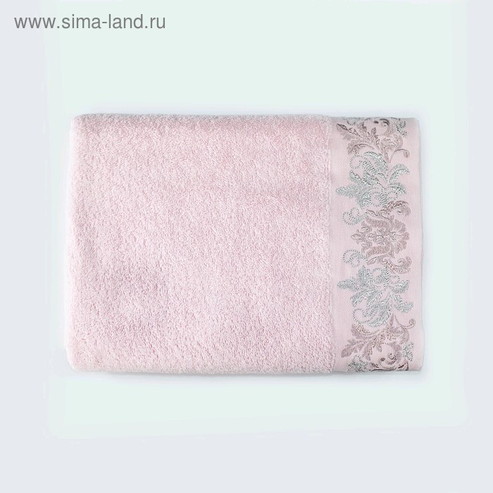Полотенце Mia, размер 70х140 см, цвет розовый