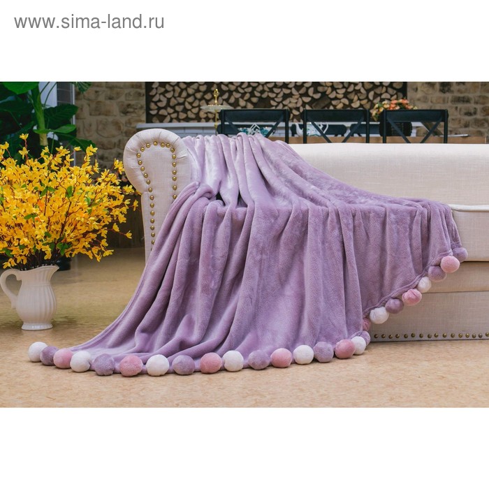 фото Плед multi - ball, размер 160 × 220 см, фиолетовый sofi de marko