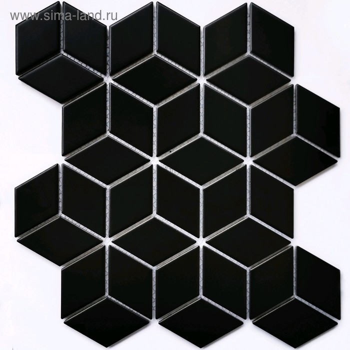 

Мозаика керамическая Bonaparte Landa Black matt, 267,4 х 309 мм