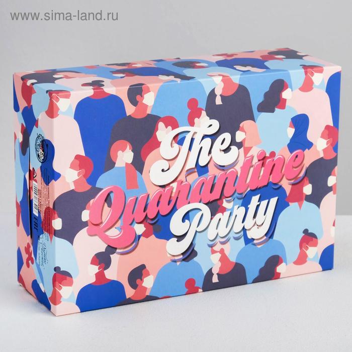 Коробка складная The quarantine party, 16 × 23 × 7.5 см