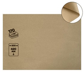 Крафт-бумага, 300 х 420 мм, 170 г/м2, коричневая Ош