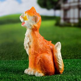 

Садовая фигура "Кот мартовский" рыжий, 25х15х11см