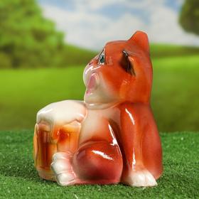 

Садовая фигура "Кот с кружкой", 21х16х17см