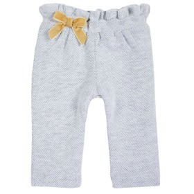 

Брюки с бантом для девочек, рост 92 см, цвет светло-серый