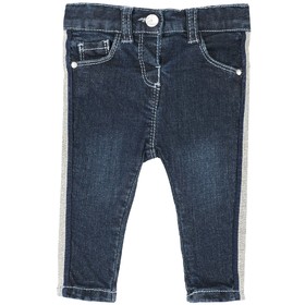 

Джинсы для девочек, классические, рост 80 см, цвет тёмно-синий