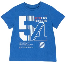 

Футболка №54, для мальчика, рост 92 см, цвет синий