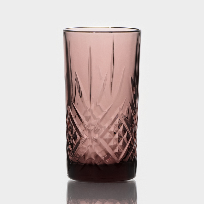 Стакан высокий стеклянный «Зальцбург», 380 мл, цвет лилак стакан низкий luminarc зальцбург лилак p9263 300мл