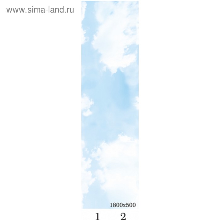 Панель потолочная PANDA Небо добор 4121 (упаковка 4 шт.), 1,8х0,25 м