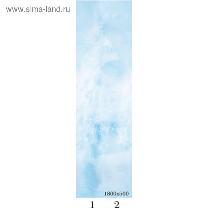 Панель потолочная PANDA Вода добор 4131 (упаковка 4 шт.), 1,8х0,25 м