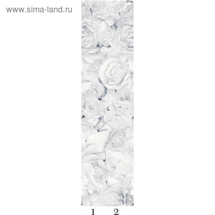 Панель потолочная PANDA Цветы добор 4143 (упаковка 4 шт.), 2х0,25 м  49724 49