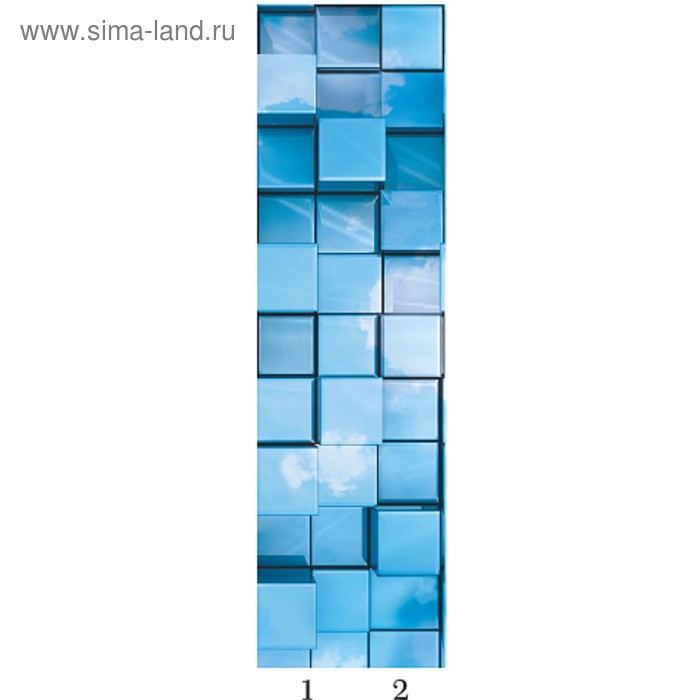 Панель потолочная PANDA Куб добор 4175 (упаковка 4 шт.), 3х0,25 м