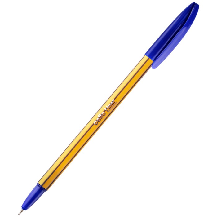 фото Ручка шариковая cello liner, узел 0.7 мм, ультратонкое письмо, чернила синие