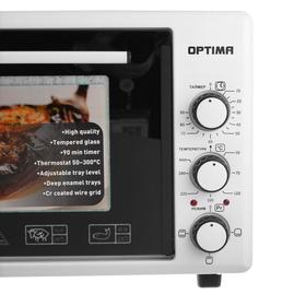 

Мини-печь OPTIMA OF-36W, 1300 Вт, 36 л, таймер, белая