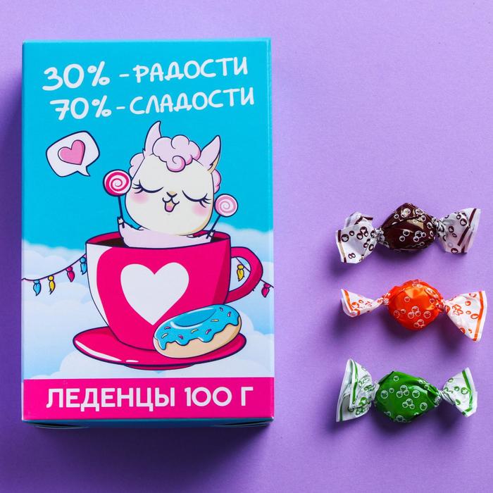 

Леденцы «Радость и сладость», в коробке, со вкусом колы, лайма и апельсина, 100 г