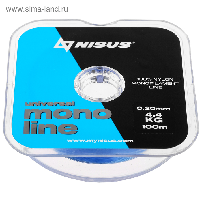 Леска NISUS MONOLINE Blue 0,20 мм/100 м