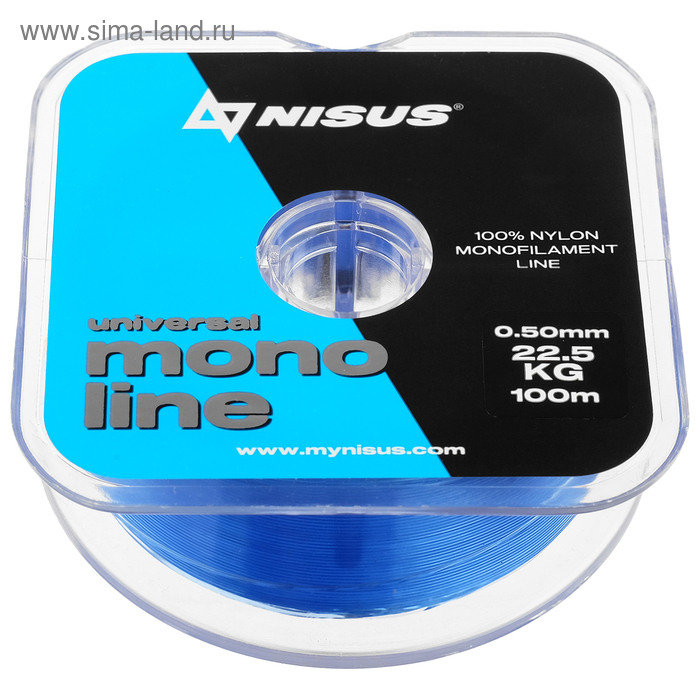 Леска NISUS MONOLINE Blue 0,50 мм/100 м