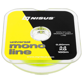 

Леска NISUS MONOLINE Fluorescent Yellow 0,20 мм/100 м