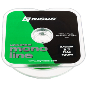 

Леска NISUS MONOLINE Green 0,18 мм/100 м