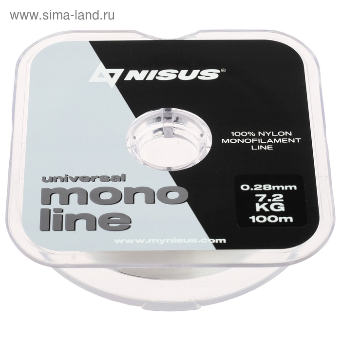 Леска NISUS MONOLINE Universal 0,28 мм/100 м