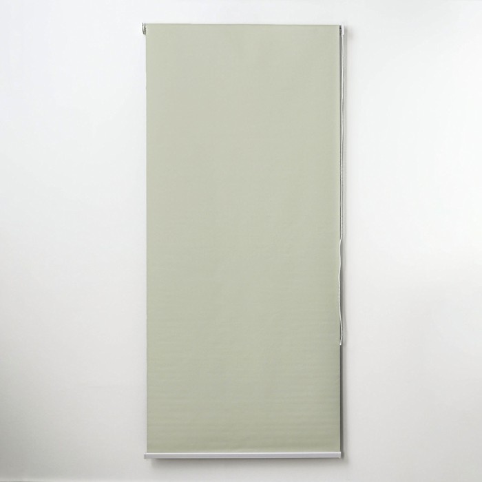Штора рулонная «Механика. Блэкаут», 90×180 см (с учётом креплений 3,5 см), цвет бежевый