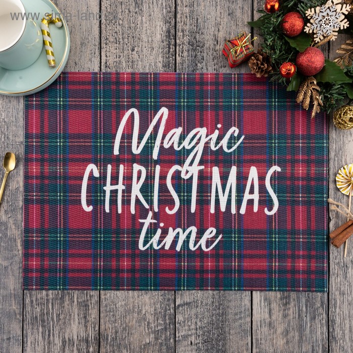 

Новогодняя салфетка на стол Magic Christmas, 40х29 см