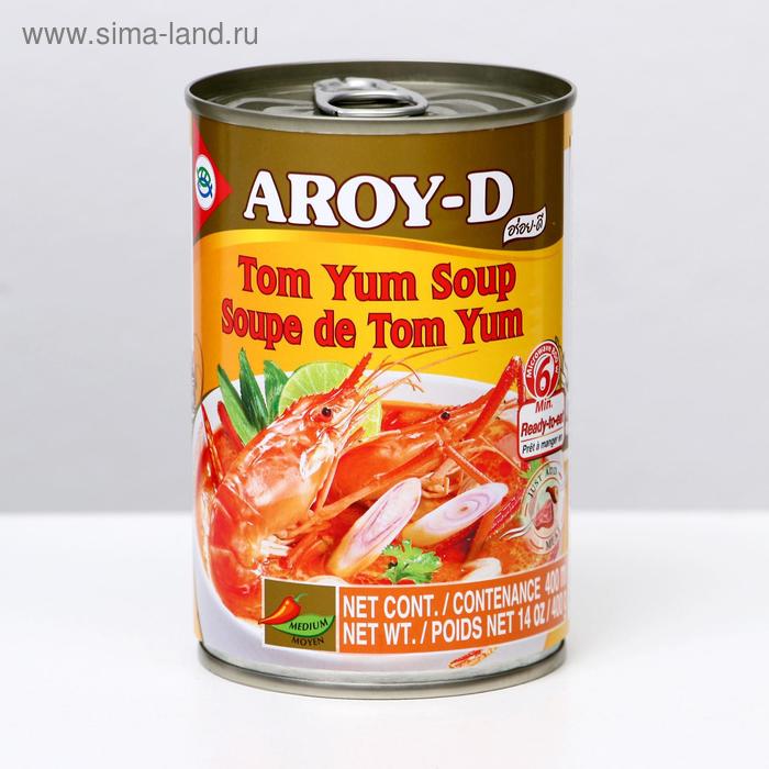 Суп «Том Ям»‎ AROY-D, 400 г паста том ям crown кисло сладкая 400 г