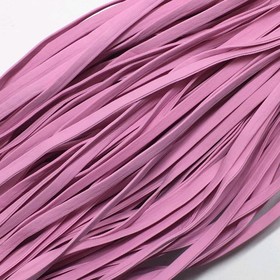Шнур декоративный, кожзам, 4 мм, цвет розовый Ош