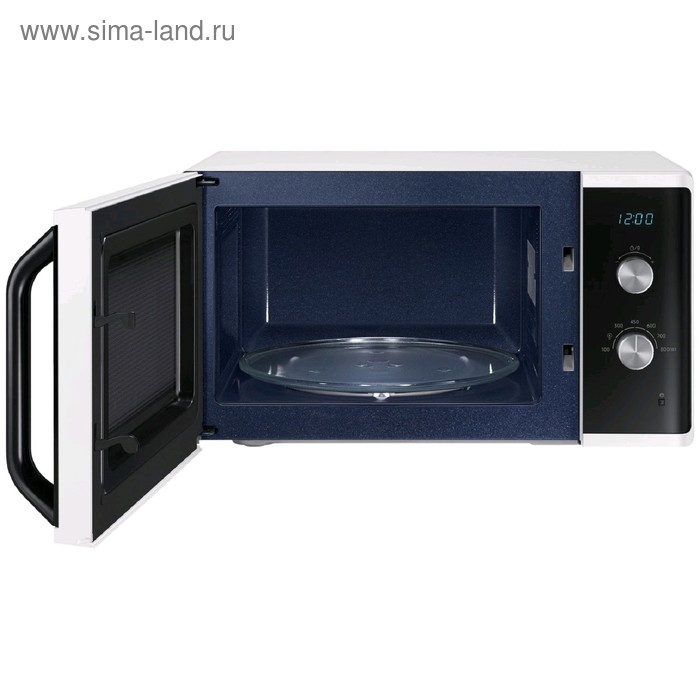 фото Микроволновая печь samsung ms23k3614aw/bw, 800 вт, 23 л, чёрно-белая