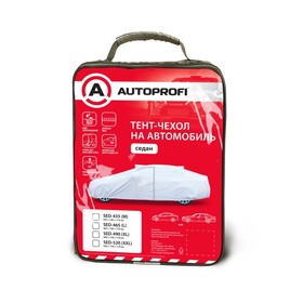 

Тент-чехол на автомобиль Autoprofi, седан, 435х165х119 см, размер М
