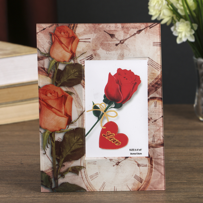 Фоторамка "Бледная Роза" 9х13 см