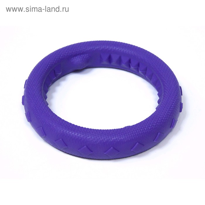 Игрушка Кольцо плавающее среднее Зооник, пластикат, 17 см, фиолетовое цена и фото